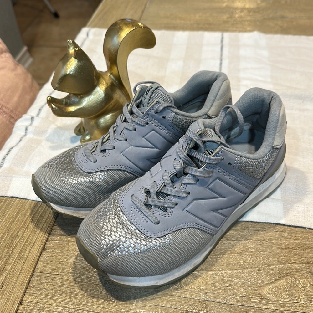 Gray New Balance 574